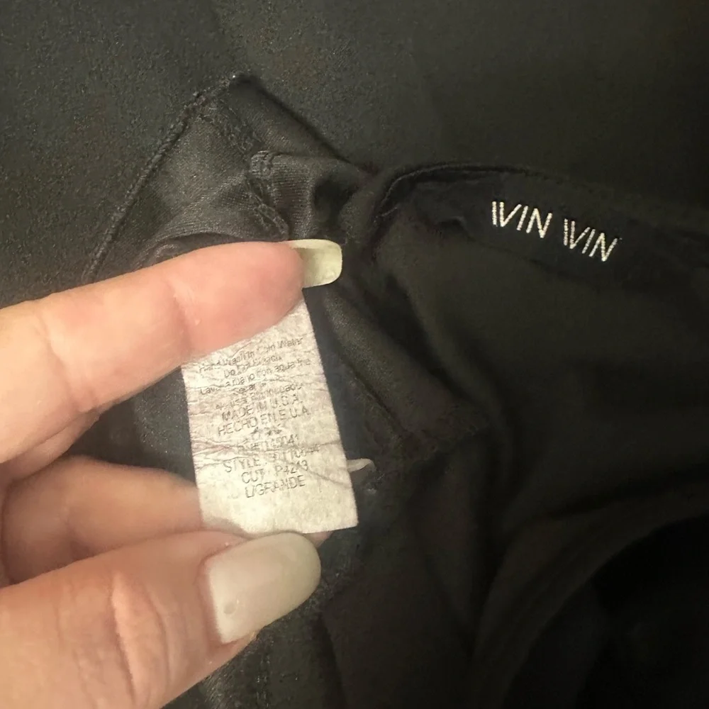 WinWin Black Ruffled Asymmetrical Halter Top - Picture 10 of 11